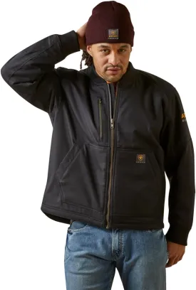 Ariat Men's Rebar Stretch Canvas Bomber Jacket