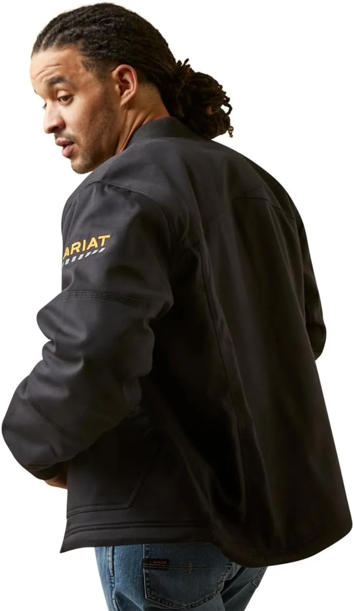 Ariat Men's Rebar Stretch Canvas Bomber Jacket