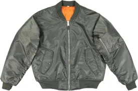 Army Universe MA-1 Bomber Flight Jacket Reversible Air Force Military Fighter Pilots Casual Insulated Tactical Coat