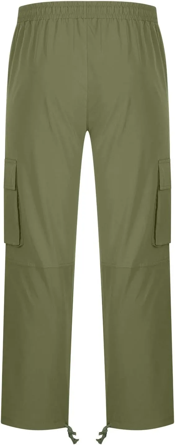 Cargo Pants for Men Stretch Casual Joggers Athletic Pants Cotton Loose Baggy Tactical Pants Straight Leg Sweatpants