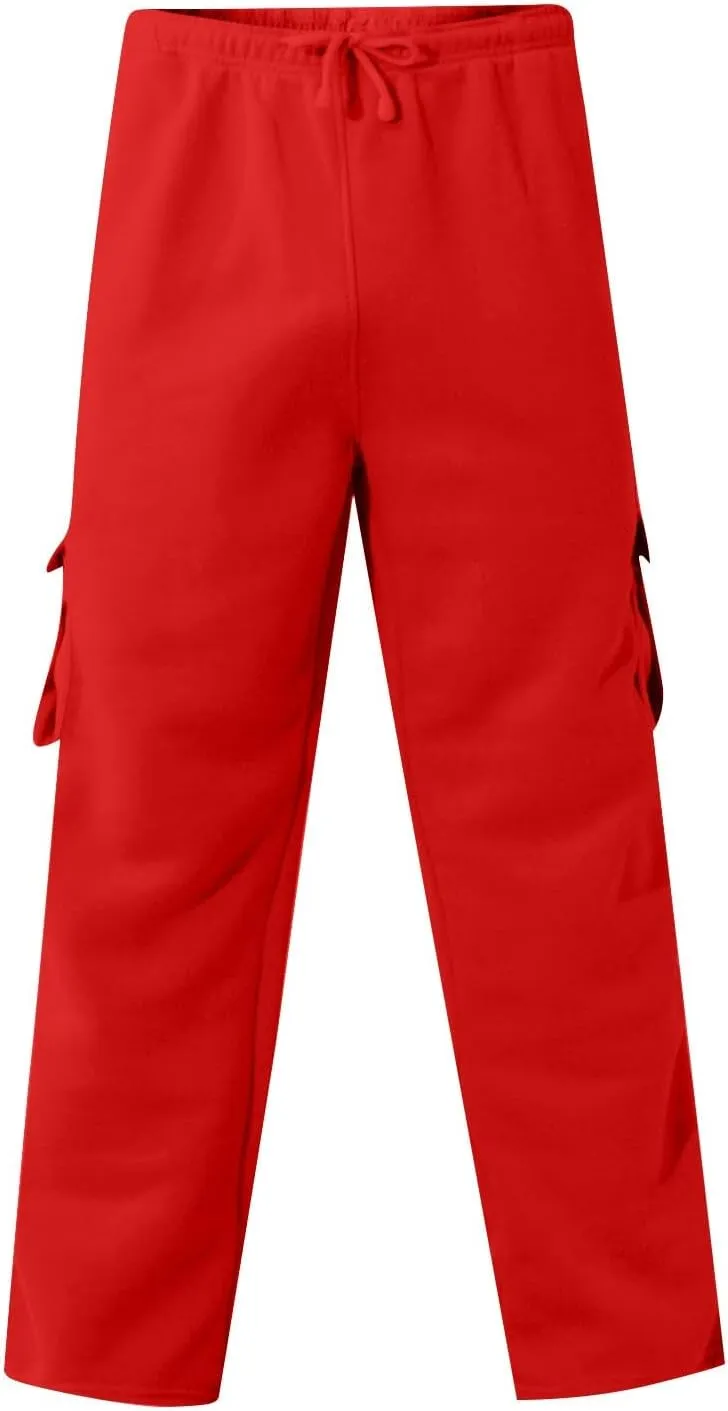 Casual Jogger Pants for Men Breathable Relaxed Fit Chino Outdoor Cargo Pants Athletic Baggy Twill Jogging Sweatpants