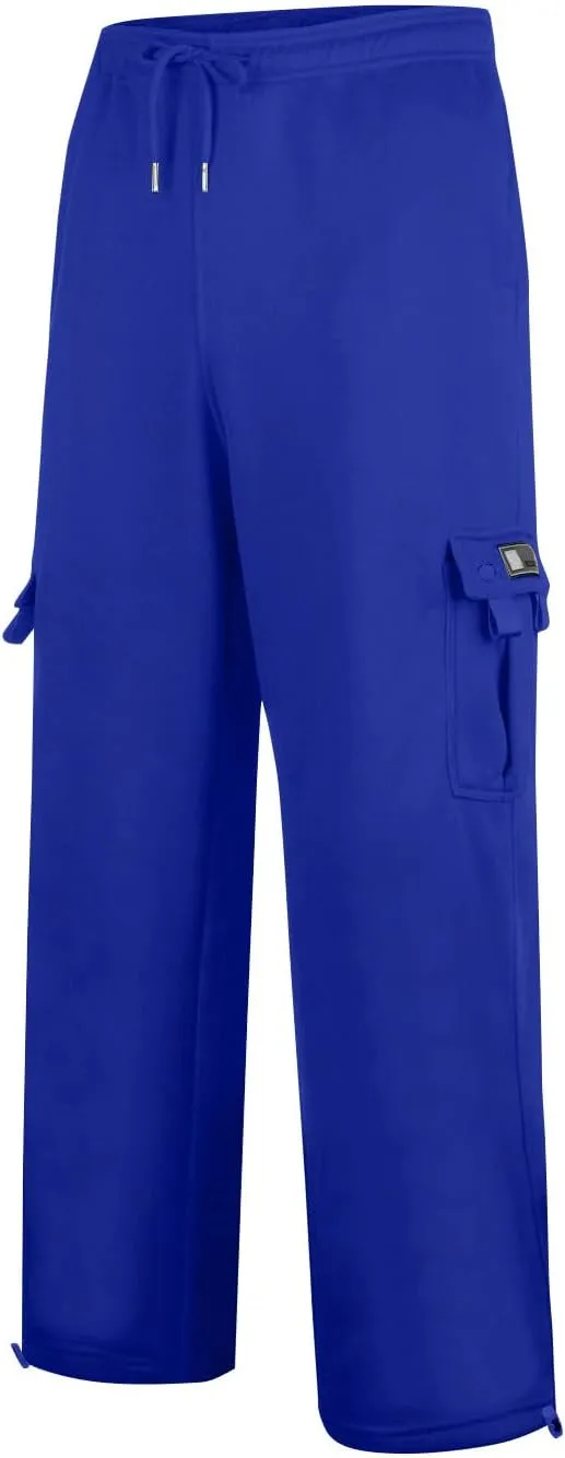 Casual Jogger Pants for Men Breathable Relaxed Fit Chino Outdoor Cargo Pants Workout Baggy Twill Jogging Sweatpants