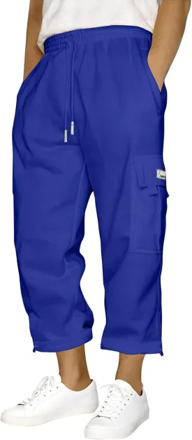 Casual Jogger Pants for Men Breathable Relaxed Fit Chino Outdoor Cargo Pants Workout Baggy Twill Jogging Sweatpants