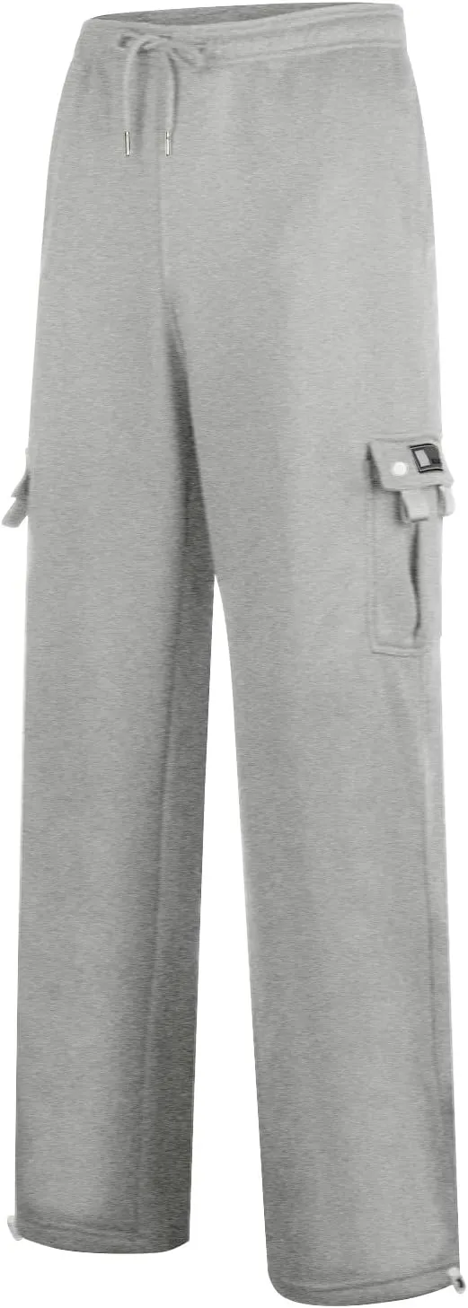 Casual Jogger Pants for Men Breathable Relaxed Fit Chino Outdoor Cargo Pants Workout Comfy Twill Jogging Sweatpants