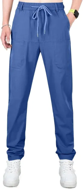 Chinos Pants Men Stretch Active Mens Slacks Chino Pants Slim Fit Twill Tapered Pants Cargo Casual Pants Golf Joggers