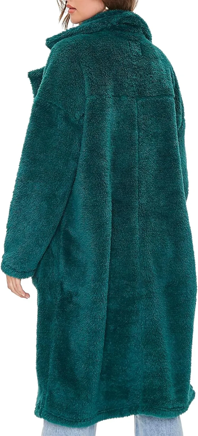 Forever 21 Women's Faux Fur Teddy Coat