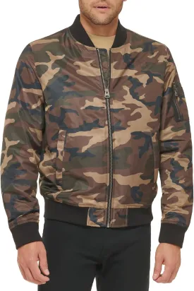 Levi's Men's Flight Satin Unfilled MA-1 Bomber Jacket