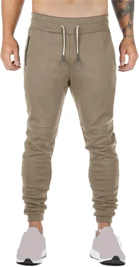 Mens Athletic Pants Stretch Casual Lightweight Slim Fit Comfy Solid Sweatpants Bodybuilding Yoga Trousers with Pockets