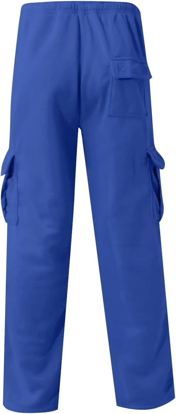 Men's Casual Jogger Pants Breathable Chino Relaxed Fit Outdoor Cargo Pants Athletic Baggy Twill Jogging Sweatpants