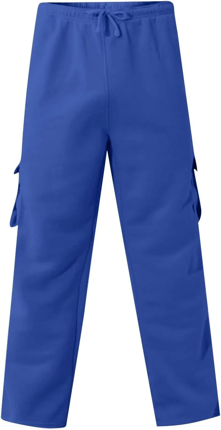 Men's Casual Jogger Pants Breathable Chino Relaxed Fit Outdoor Cargo Pants Athletic Baggy Twill Jogging Sweatpants