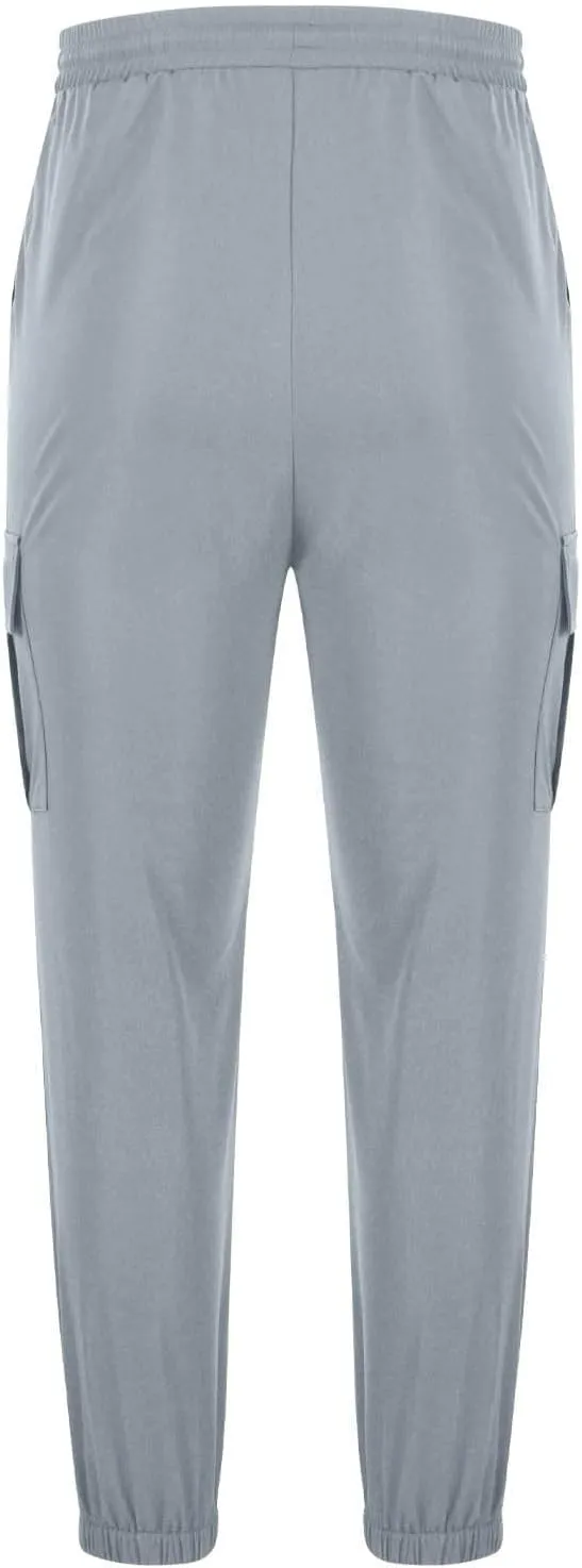 Men's Casual Jogger Pants Breathable Chino Relaxed Fit Outdoor Cargo Pants Athletic Loose Fit Twill Jogging Sweatpants