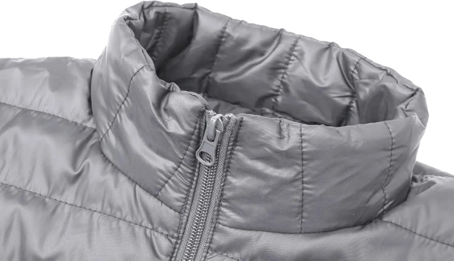 Mens Puffer Jacket Packable Lightweight Puffy Jacket with Zippered Pockets and Down Alternative, Lightweight Warm