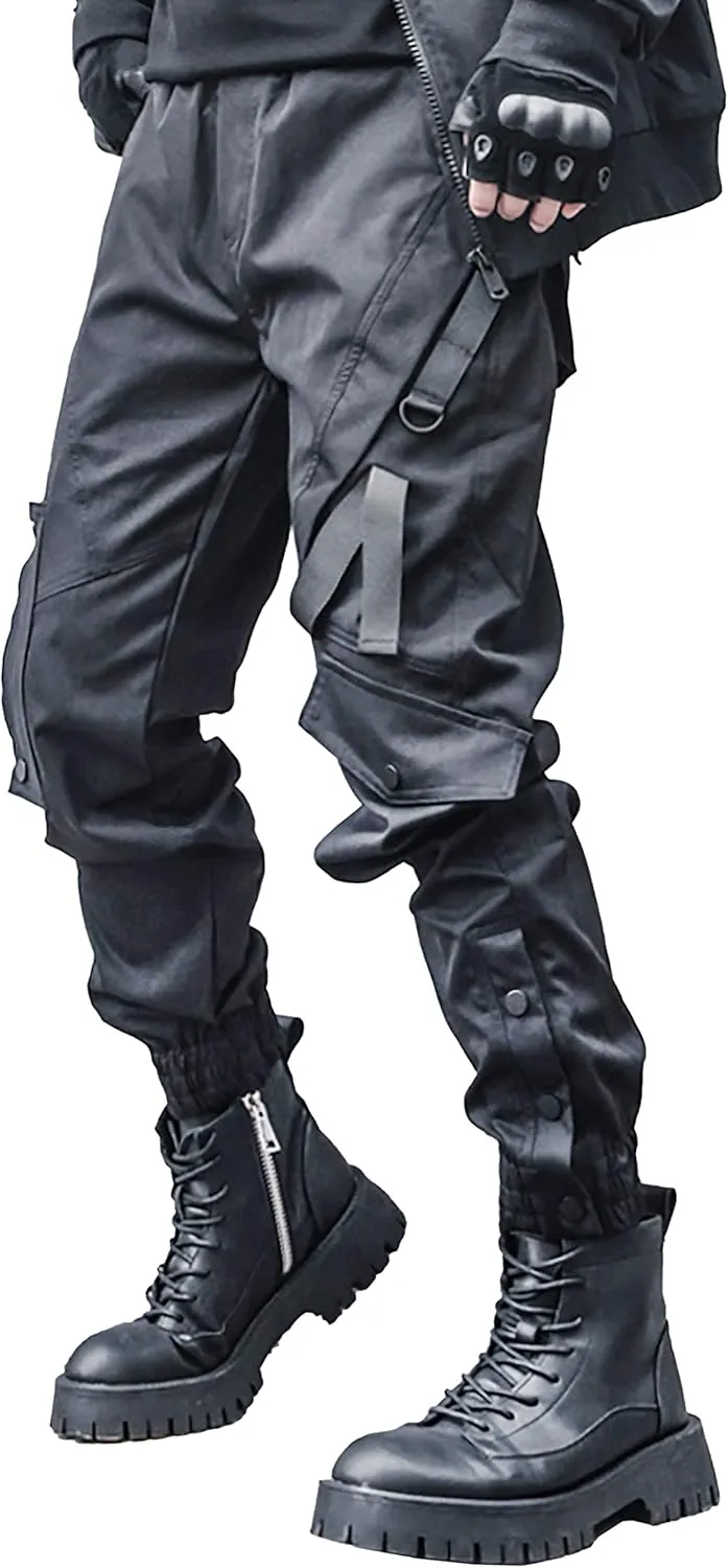 MOKEWEN Men's Jogger Streetwear Jogger Casual Harem Cargo Ankle Harem Pants