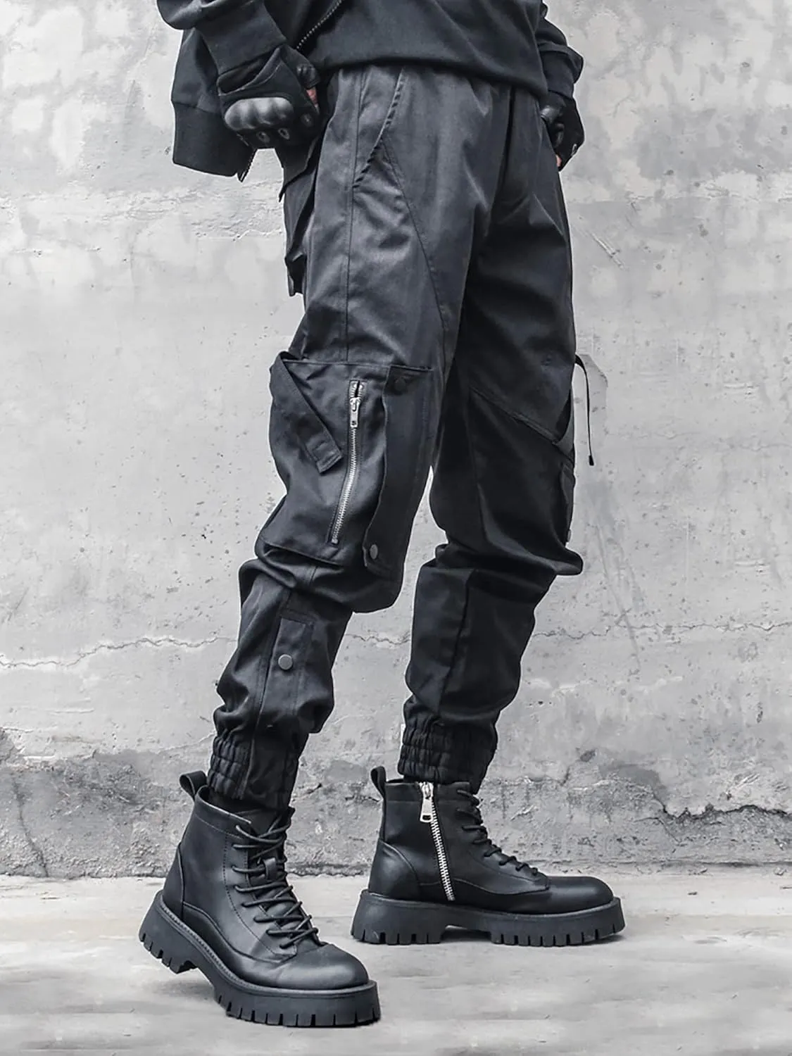 MOKEWEN Men's Jogger Streetwear Jogger Casual Harem Cargo Ankle Harem Pants