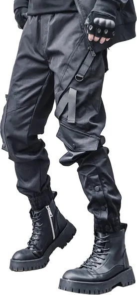 MOKEWEN Men's Jogger Streetwear Jogger Casual Harem Cargo Ankle Harem Pants