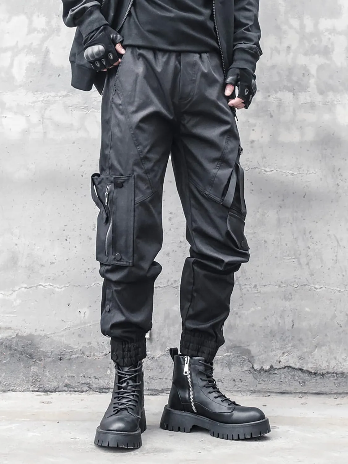 MOKEWEN Men's Jogger Streetwear Jogger Casual Harem Cargo Ankle Harem Pants