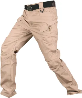 Tactical Cargo Pants Baggy Comfy Pants Lightweight Stretch with Pockets Ripstop Outdoor Work Joggers
