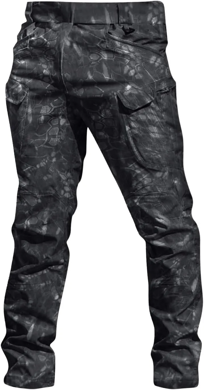 Tactical Pants for Men Stretch Ripstop Waterproof Quick Dry Cargo Hiking Pants Breathable Work Pant Travel with Pockets