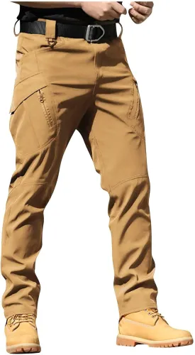 Tactical Pants for Men Stretch Ripstop Waterproof Quick Dry Cargo Hiking Pants Comfy Work Pant Travel with Pockets