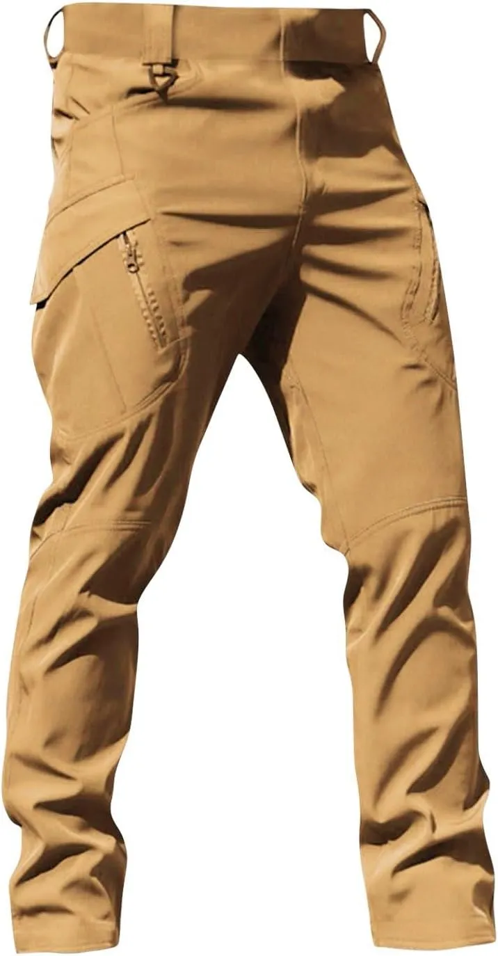Tactical Pants for Men Stretch Ripstop Waterproof Quick Dry Cargo Hiking Pants Comfy Work Pant Travel with Pockets