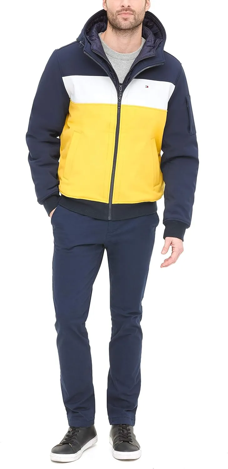 Tommy Hilfiger Men's Soft Shell Active Filled Bomber Jacket