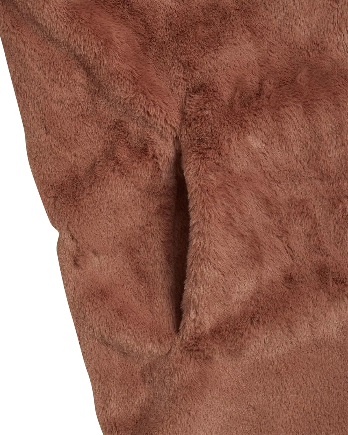 URBAN REPUBLIC Women's Faux Fur Long Coat - Elegant Lapel Collared Long Winter Coat - Stylish Outdoor Coats for Women (S-XL)