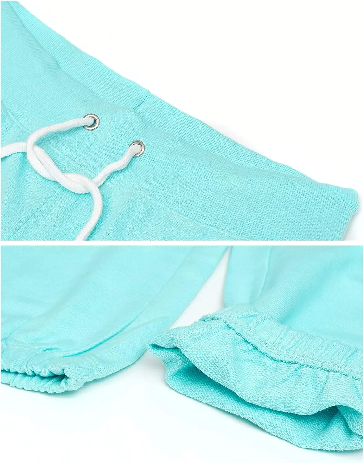 U.S. Polo Assn. Essentials Womens Sweatpants with Pockets, Comfy and Breathable French Terry Joggers for Women