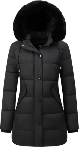 Women's Warm Winter Coat Waterproof Long Puffer Jacket Thickened Down Jacket