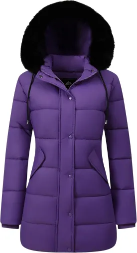 Women's Warm Winter Coat Waterproof Long Puffer Jacket Thickened Down Jacket